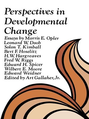 cover image of Perspectives in Developmental Change